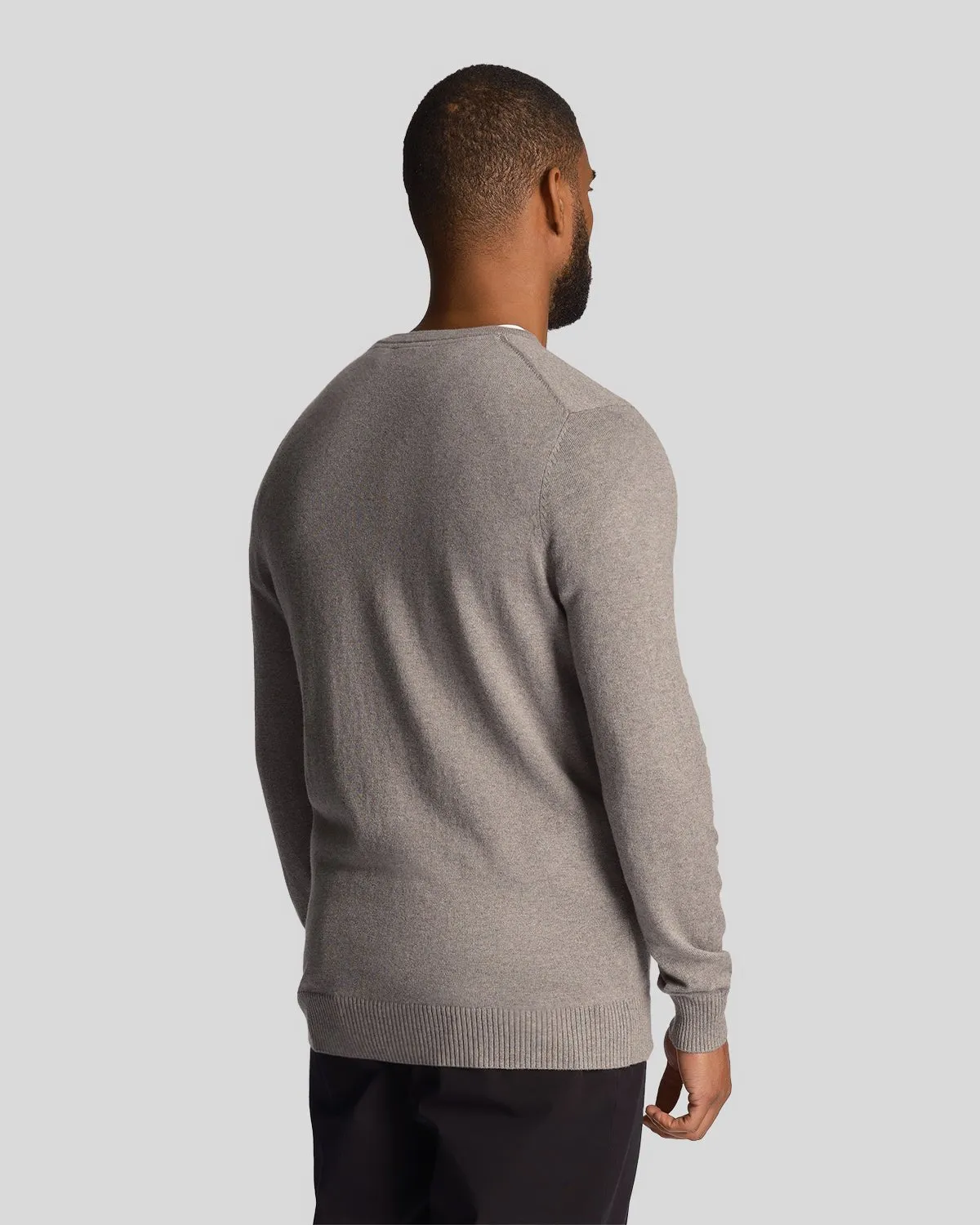 Cotton Merino Crew Neck Jumper sold by Lyle & Scott product image thumbnail 3