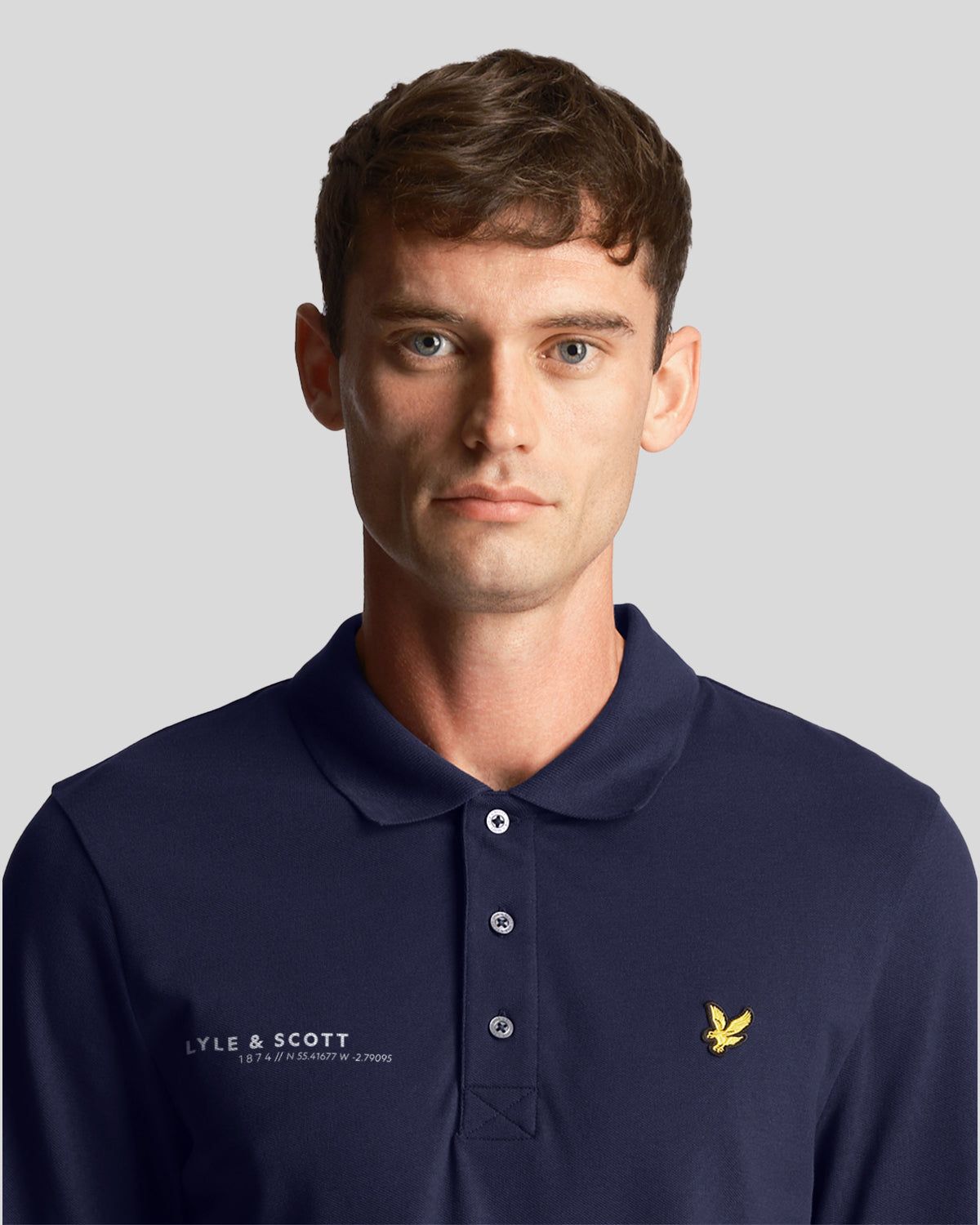 Long Sleeve Polo Shirt Co-Ordinates Print sold by Lyle & Scott product image thumbnail 4