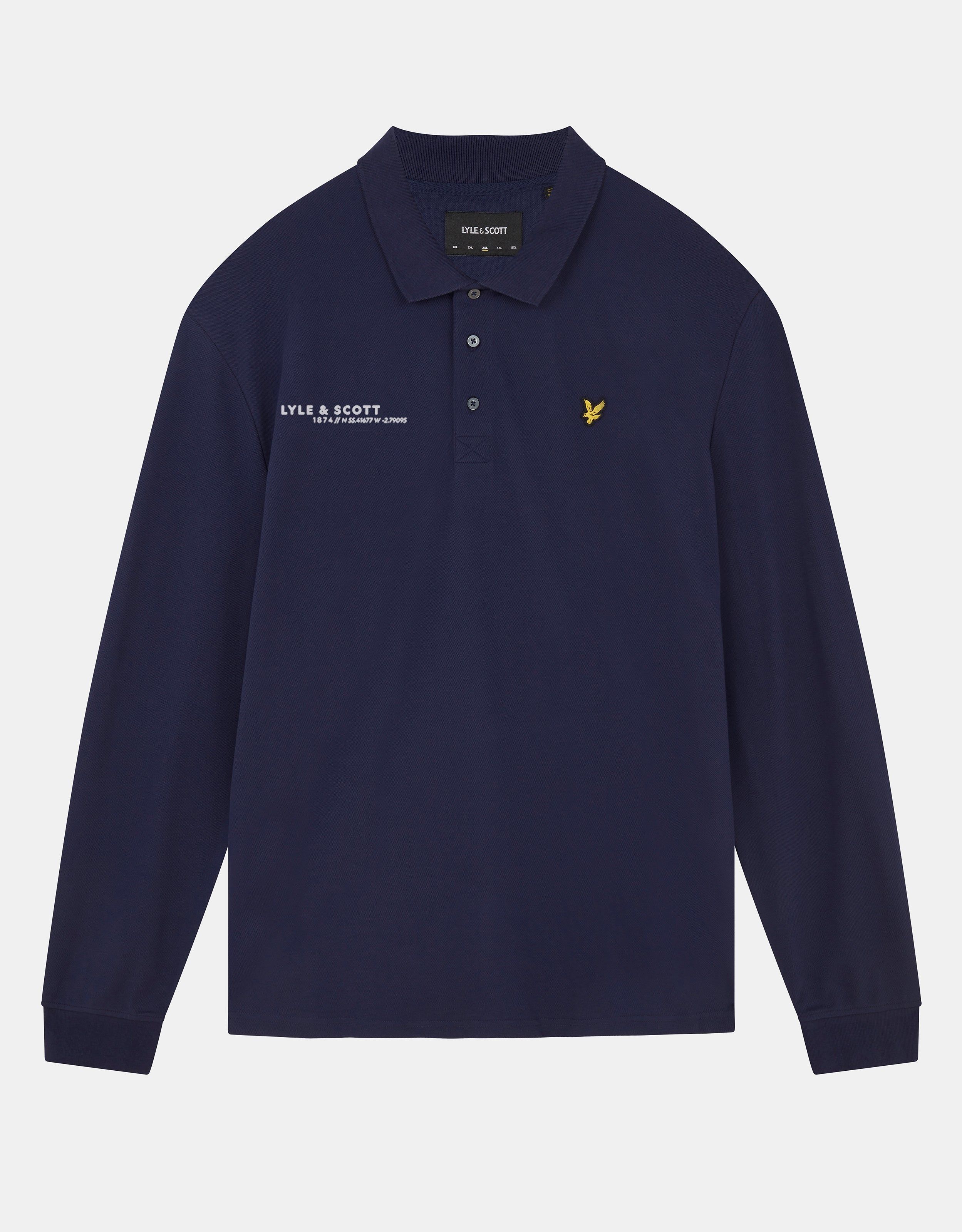 Long Sleeve Polo Shirt Co-Ordinates Print sold by Lyle & Scott product image thumbnail 5