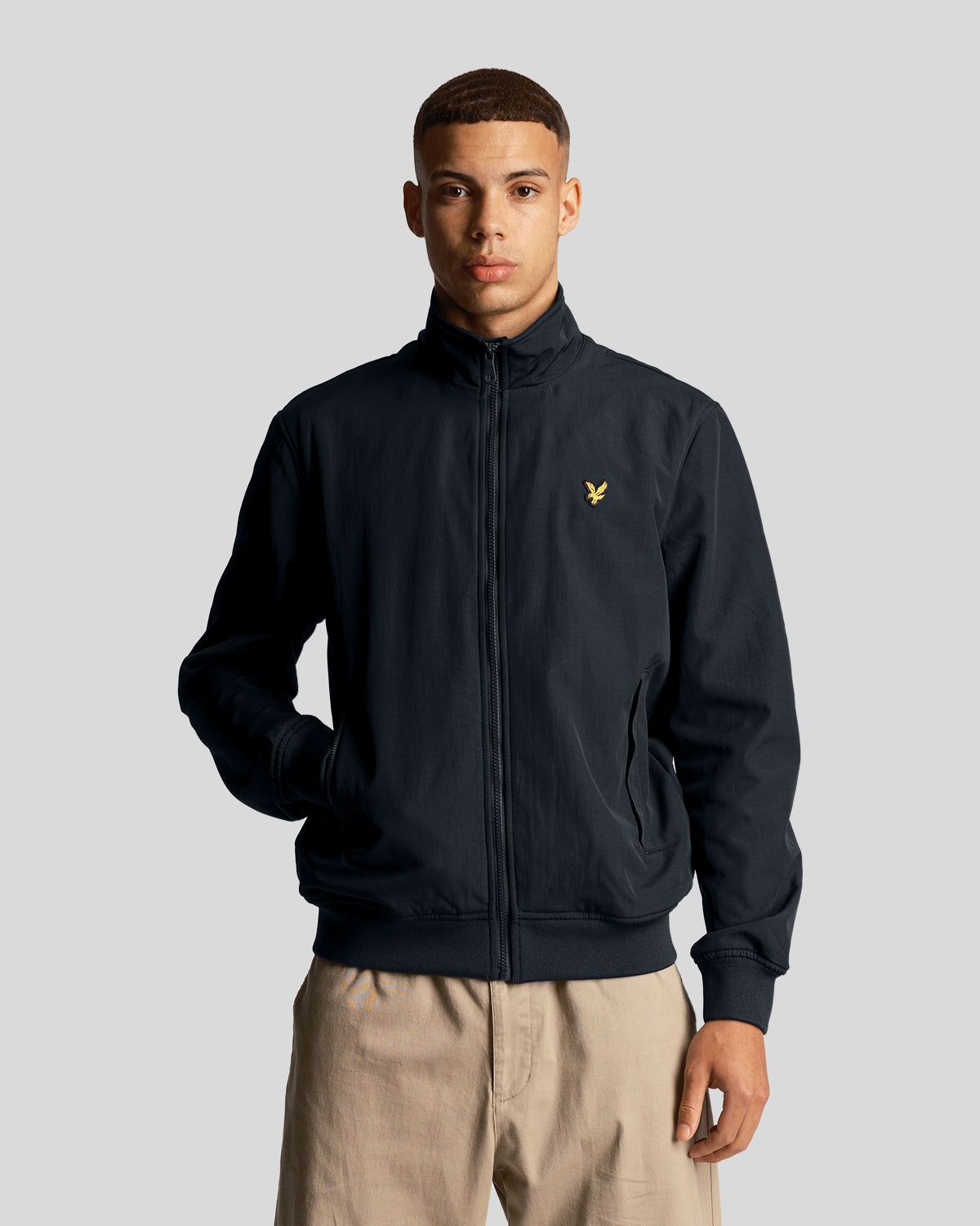 Fleece Lined Funnel Neck Jacket sold by Lyle & Scott