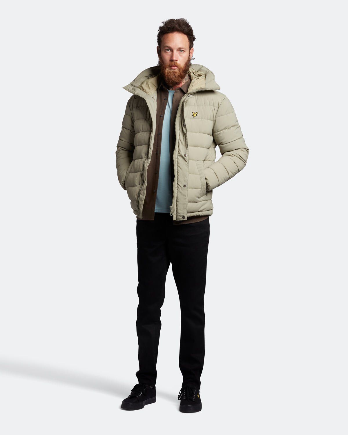 Elasticated Puffer Jacket sold by Lyle & Scott product image thumbnail 2
