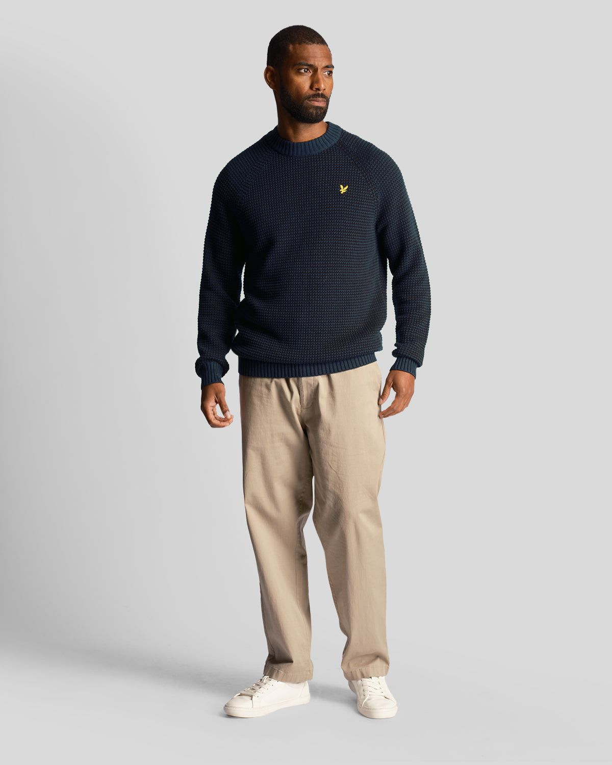 Birdseye Mock Neck Jumper sold by Lyle & Scott product image thumbnail 2