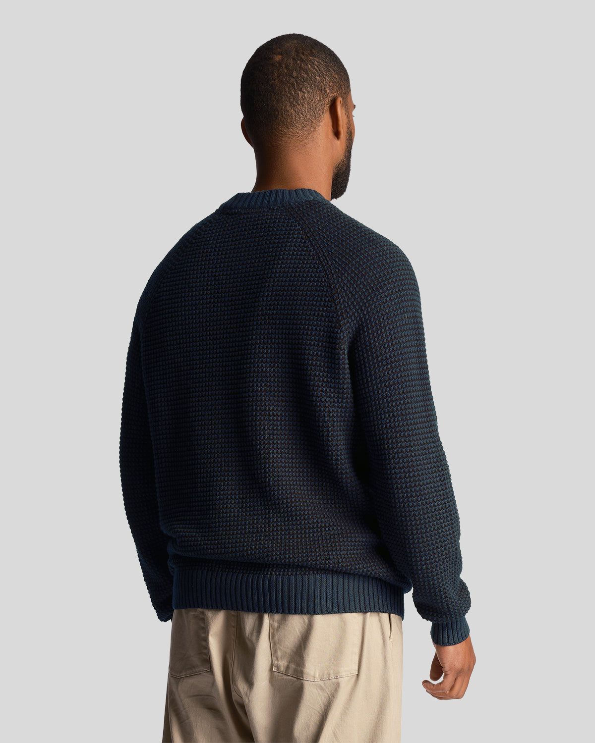 Birdseye Mock Neck Jumper sold by Lyle & Scott product image thumbnail 3