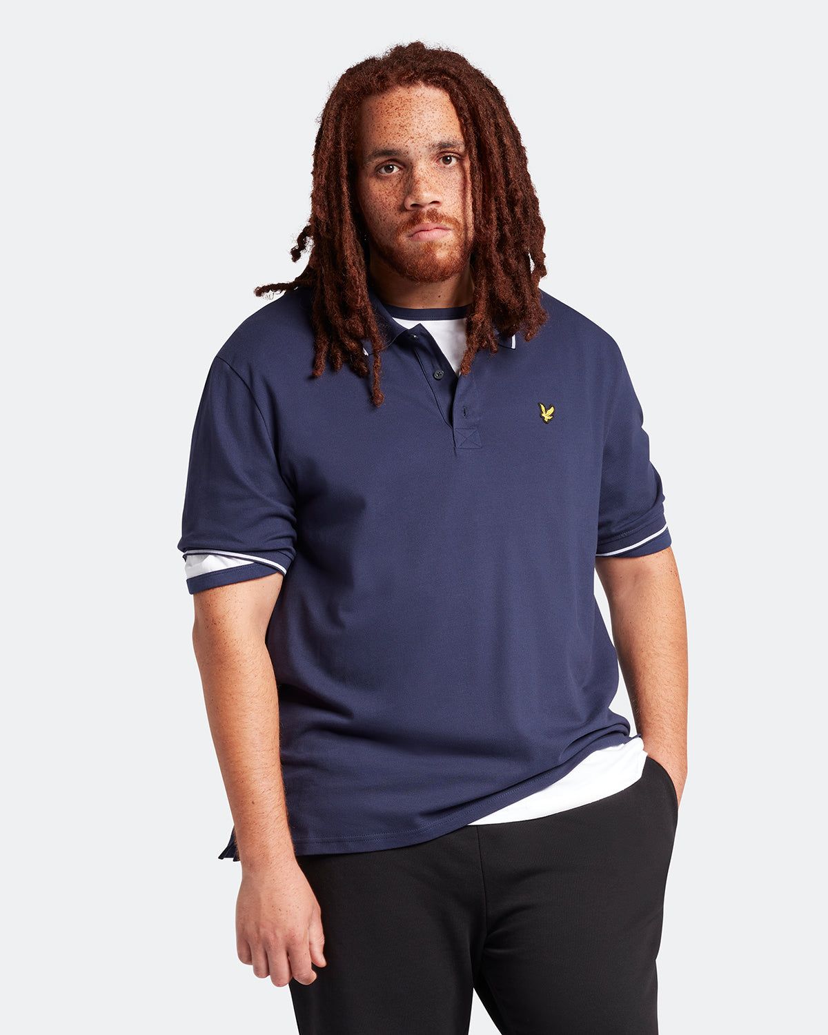 Tipped Polo Shirt Plus sold by Lyle & Scott