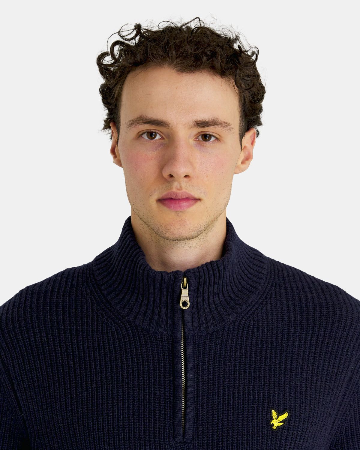 Ribbed Quarter Zip Jumper sold by Lyle & Scott product image thumbnail 4