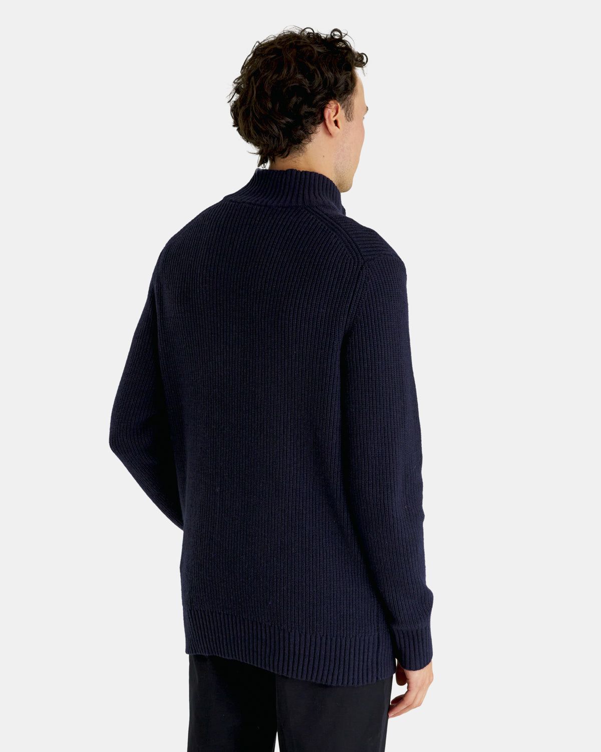 Ribbed Quarter Zip Jumper sold by Lyle & Scott product image thumbnail 3