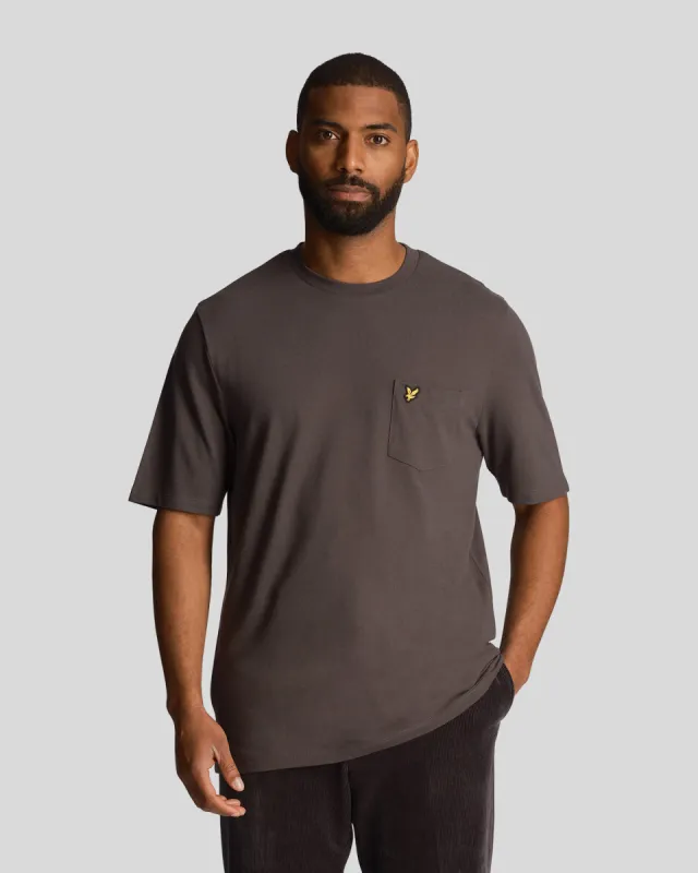 Plain Pique Pocket T-Shirt made by Lyle & Scott