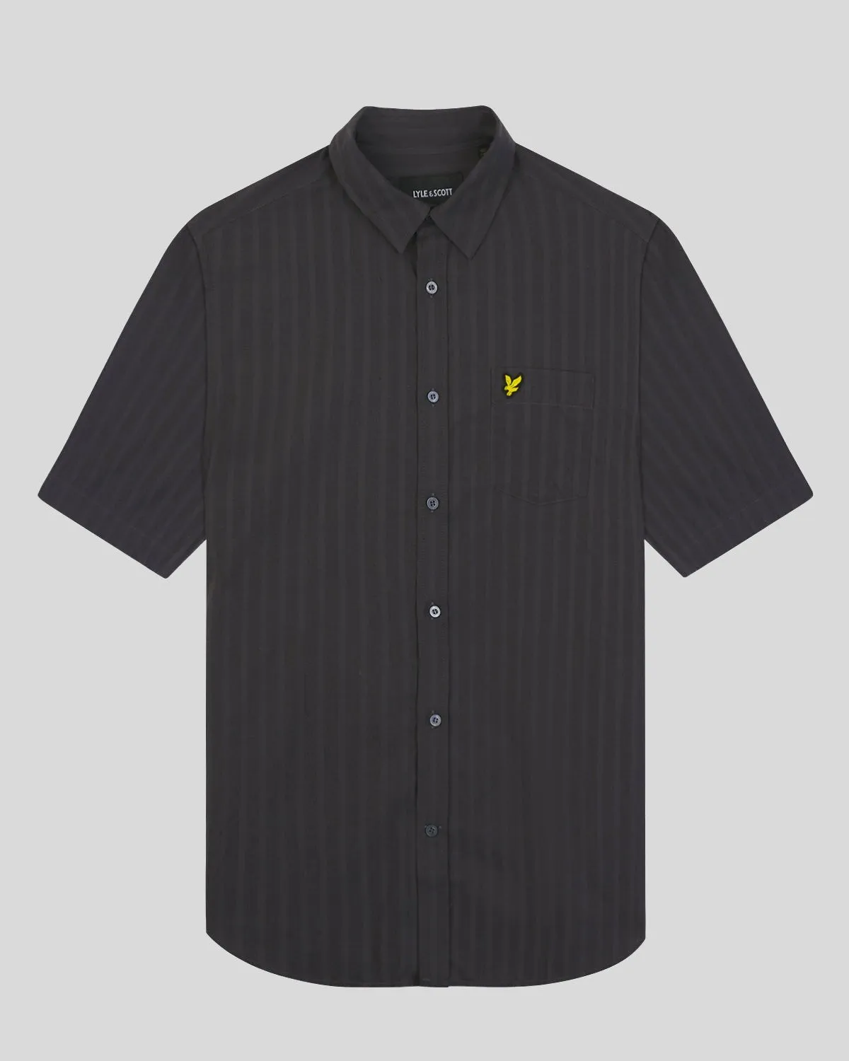 Textured Stripe Short Sleeve shirt sold by Lyle & Scott product image thumbnail 5