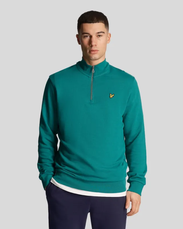 Loopback 1/4 Zip Sweatshirt sold by Lyle & Scott