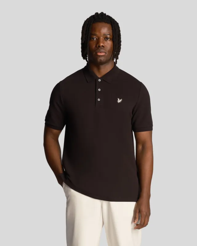 Flatback Pique Polo Shirt sold by Lyle & Scott