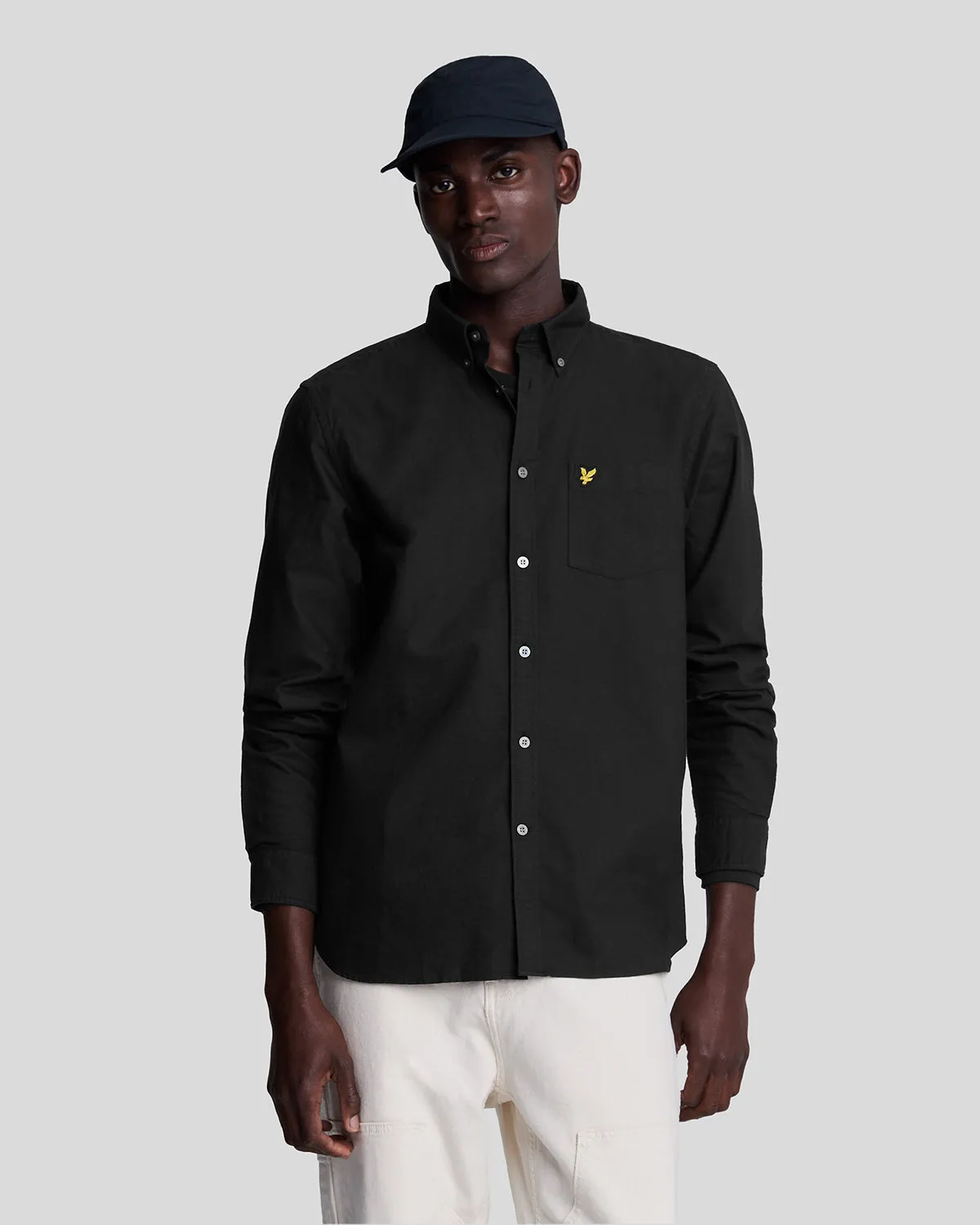 Cotton Button Down Oxford Shirt sold by Lyle & Scott