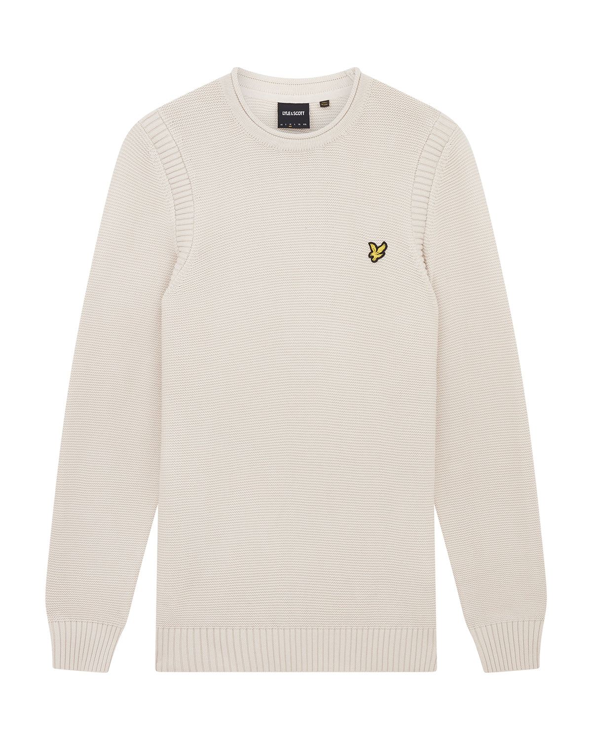 Garter Stitch Self Roll Neck Jumper sold by Lyle & Scott product image thumbnail 5