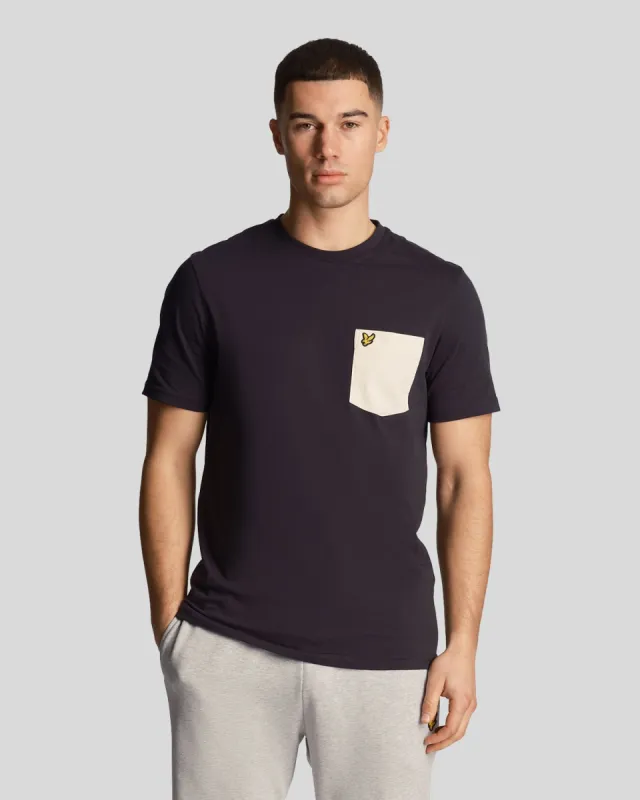 Contrast Pocket T-Shirt sold by Lyle & Scott