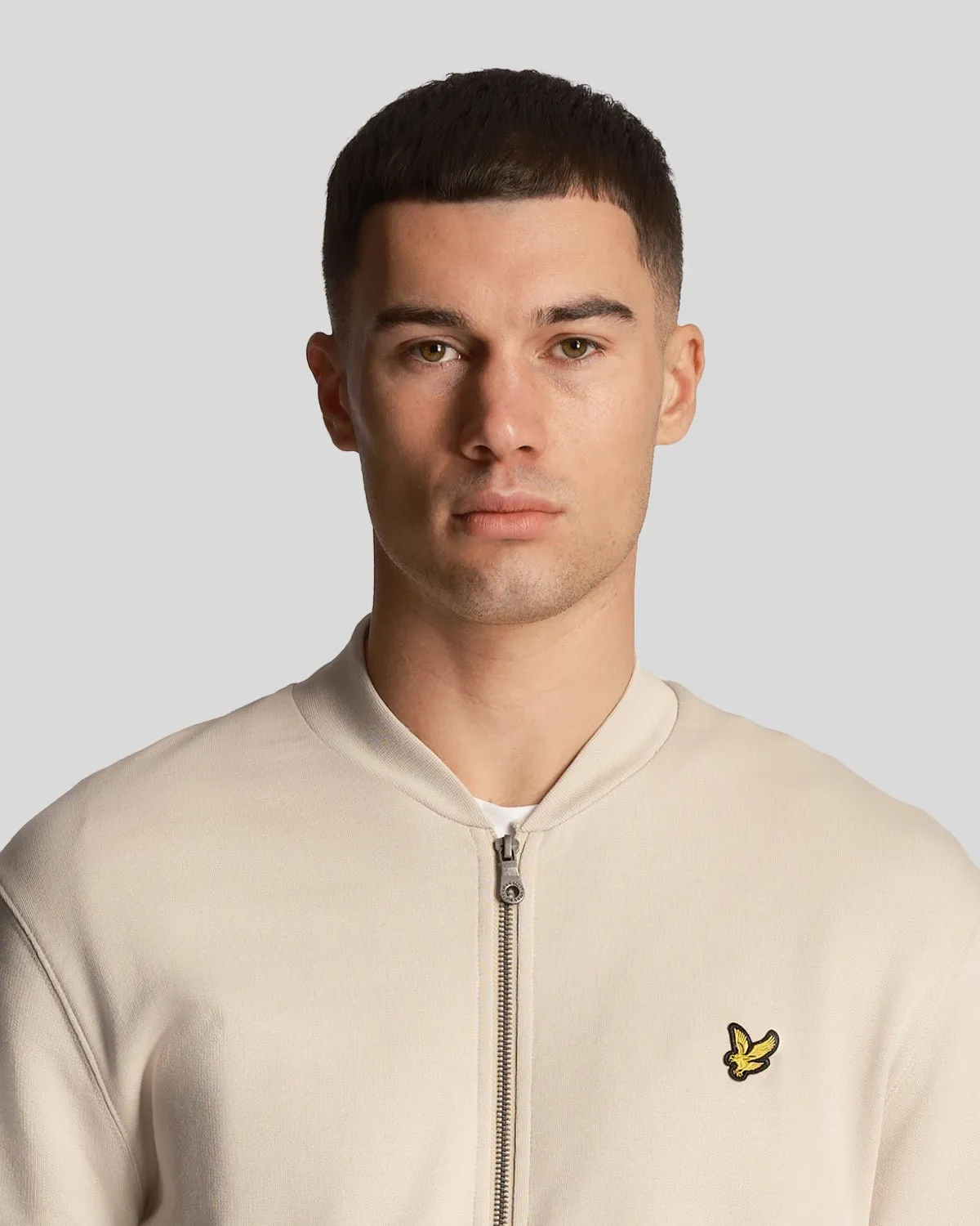 Loopback Jersey Bomber Jacket sold by Lyle & Scott product image thumbnail 4