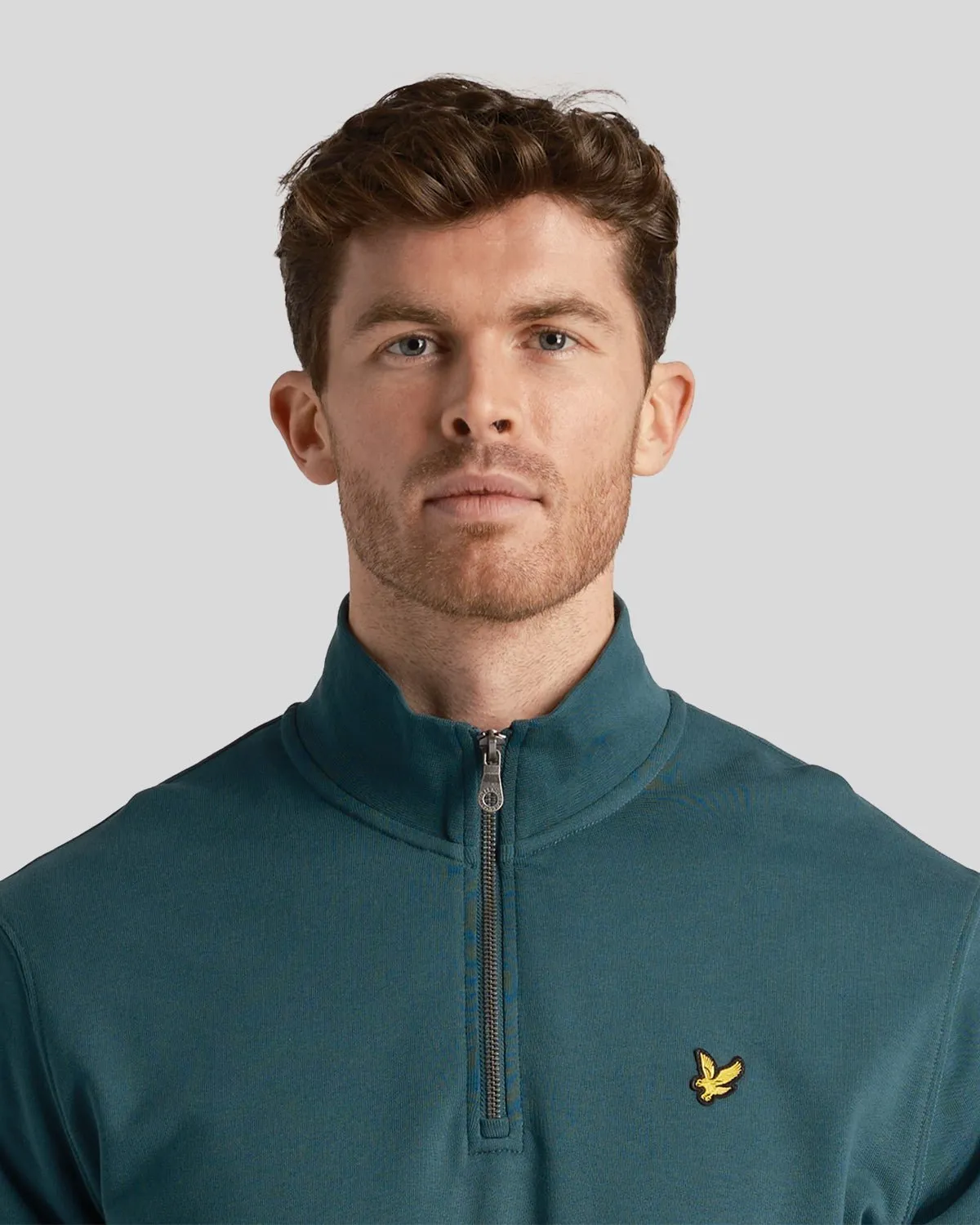Loopback 1/4 Zip Sweatshirt sold by Lyle & Scott product image thumbnail 4