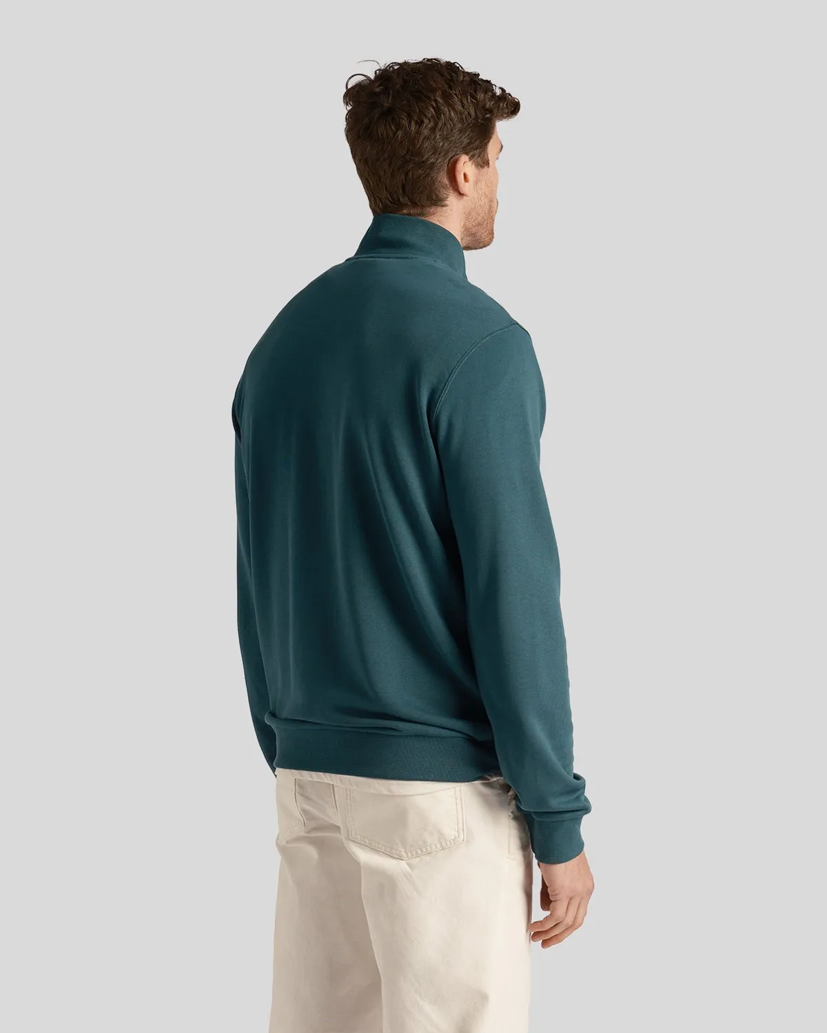 Loopback 1/4 Zip Sweatshirt sold by Lyle & Scott product image thumbnail 3
