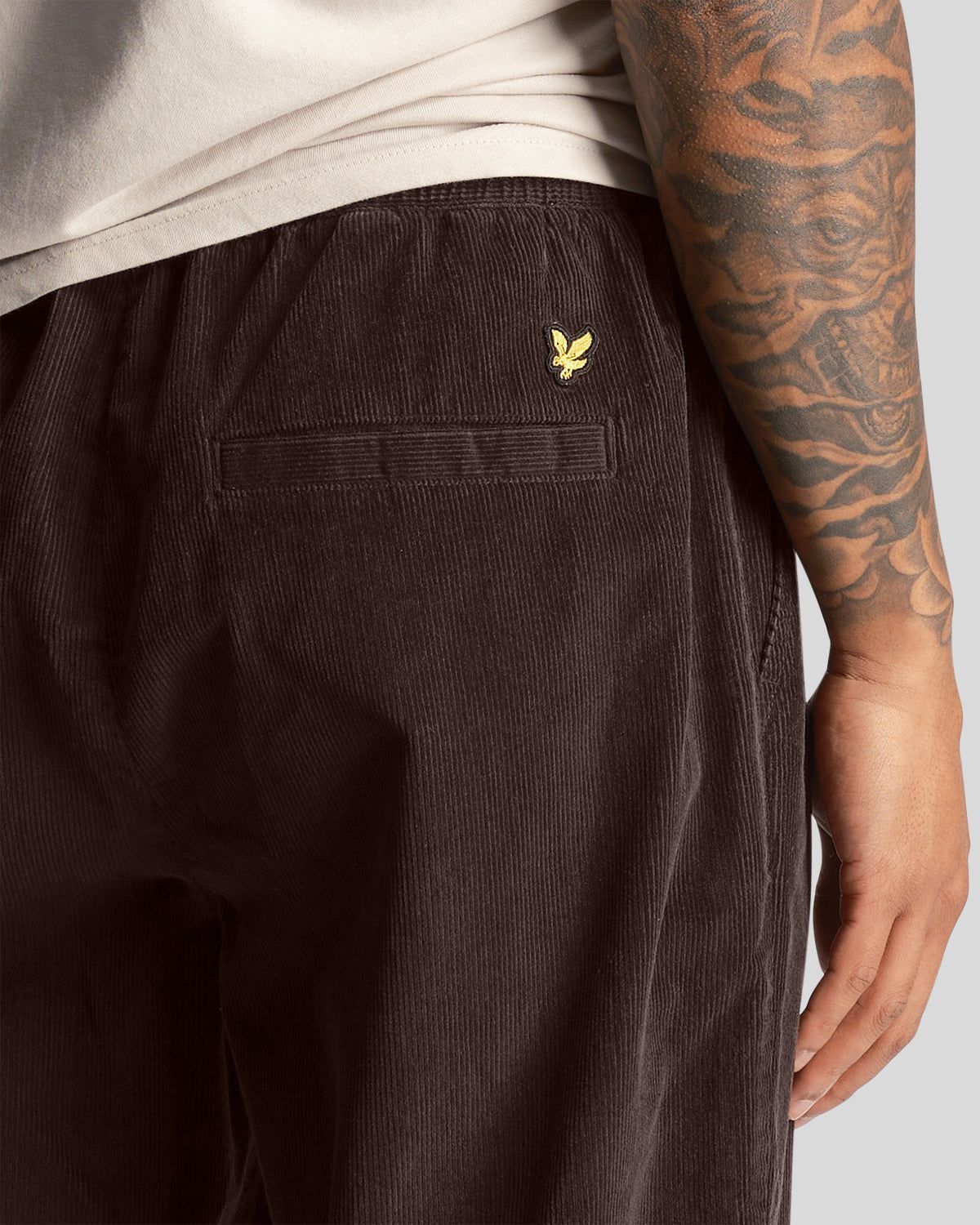 Needle Cord Draw String Trouser sold by Lyle & Scott product image thumbnail 4