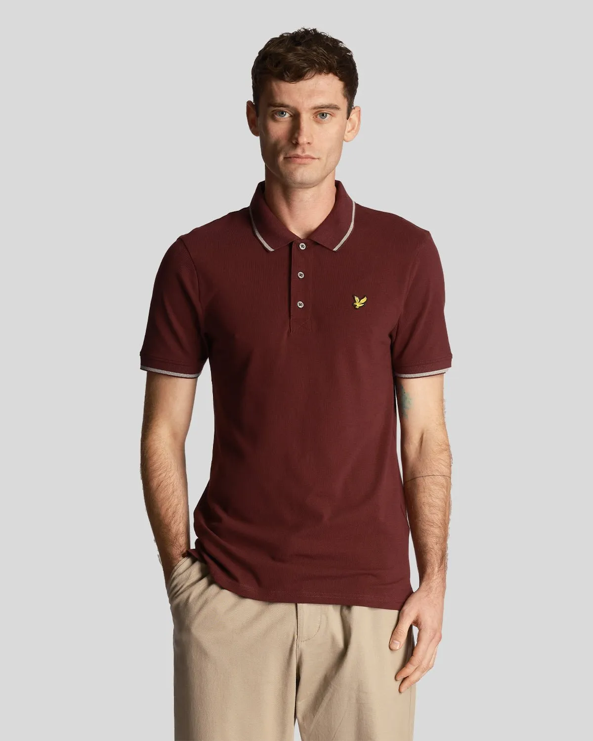 Tipped Polo Shirt Plus sold by Lyle & Scott