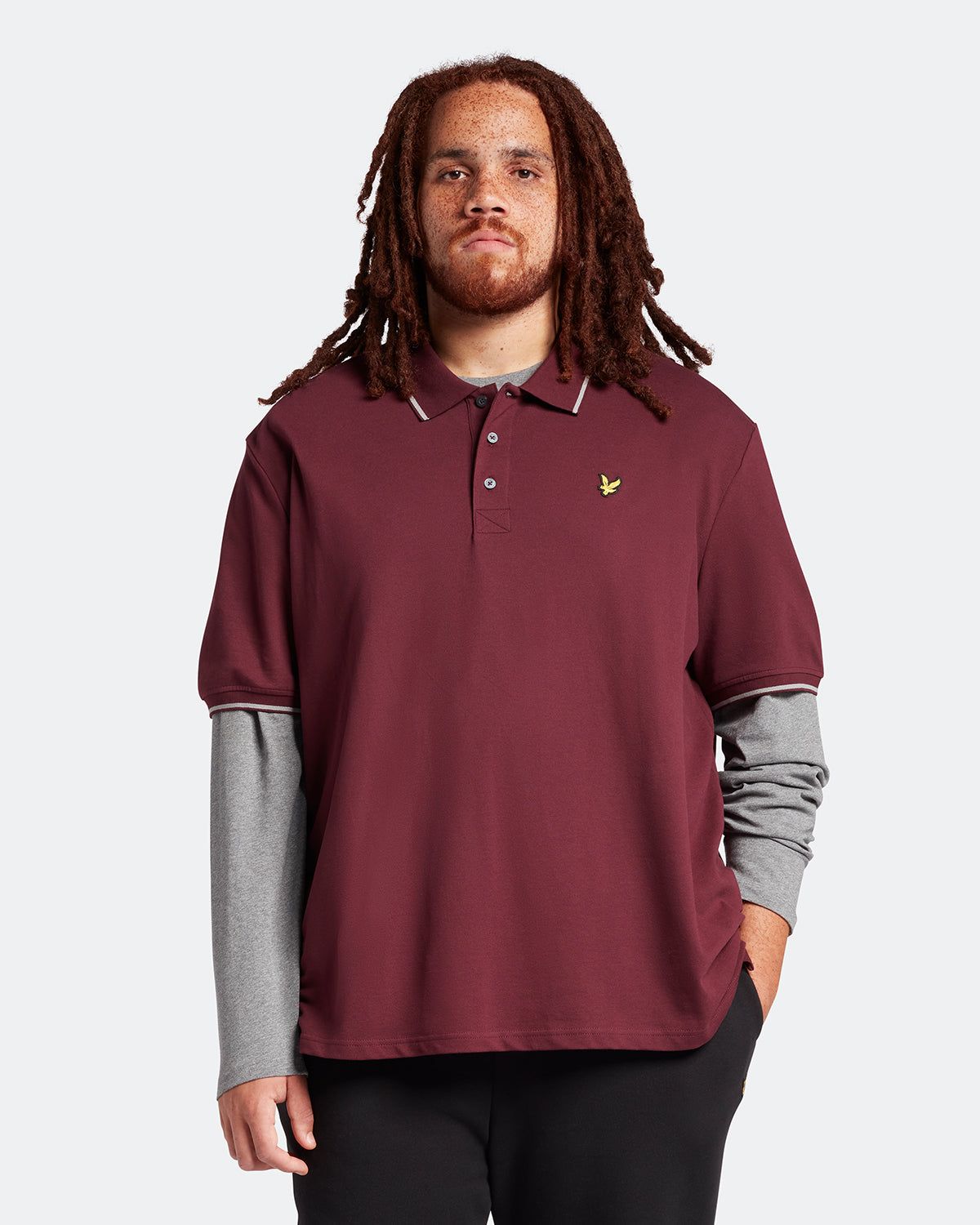 Tipped Polo Shirt Plus sold by Lyle & Scott