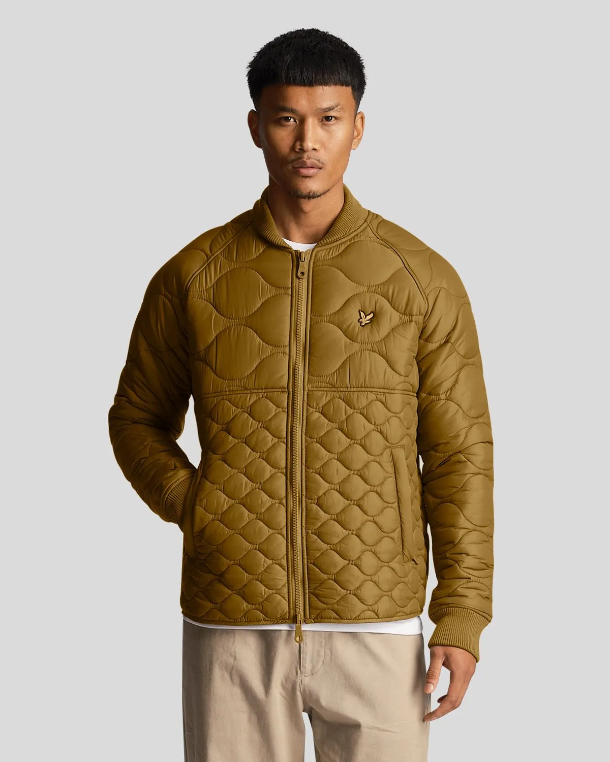 Quilted Bomber Jacket sold by Lyle & Scott