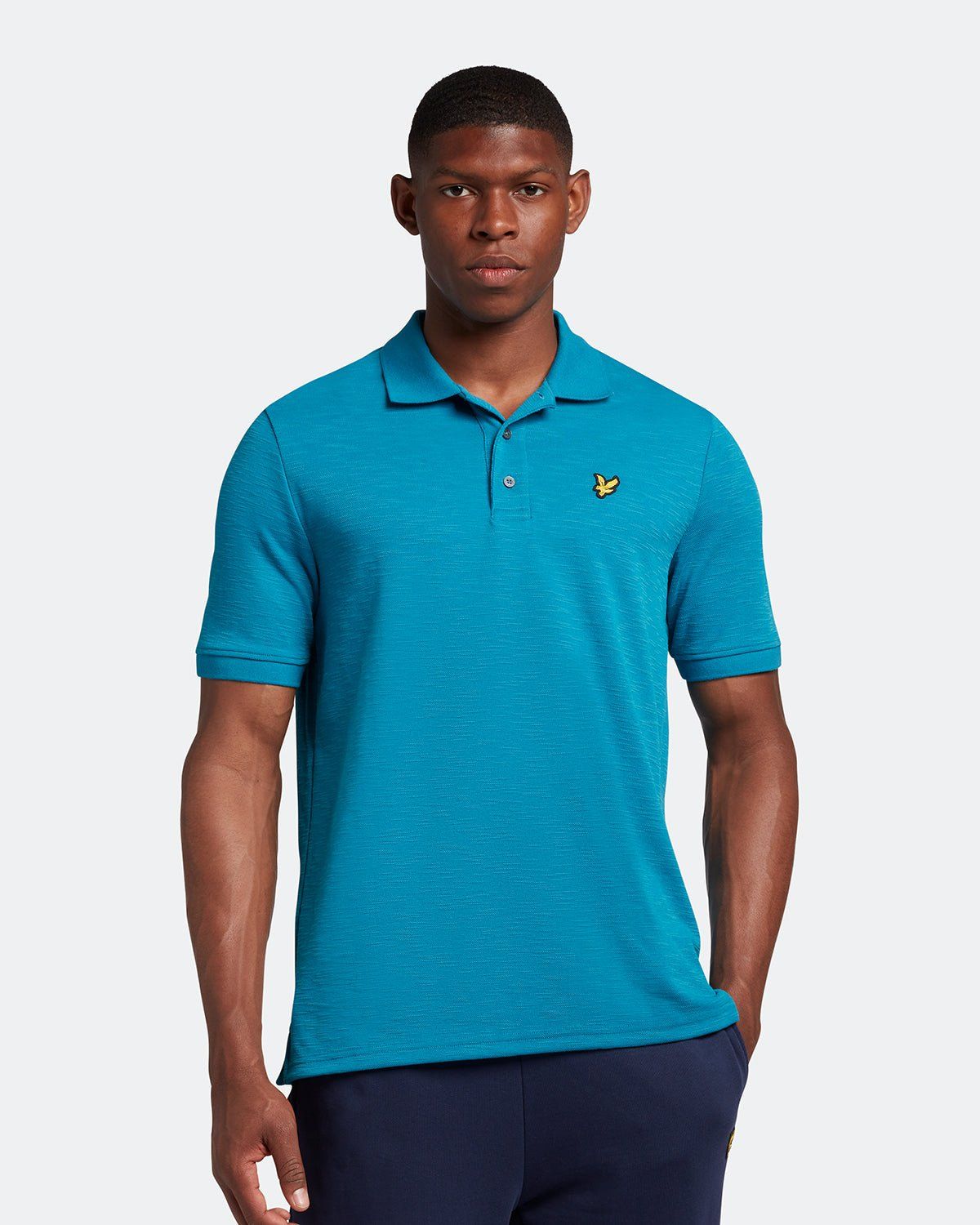 Chunky Slub Polo Shirt sold by Lyle & Scott