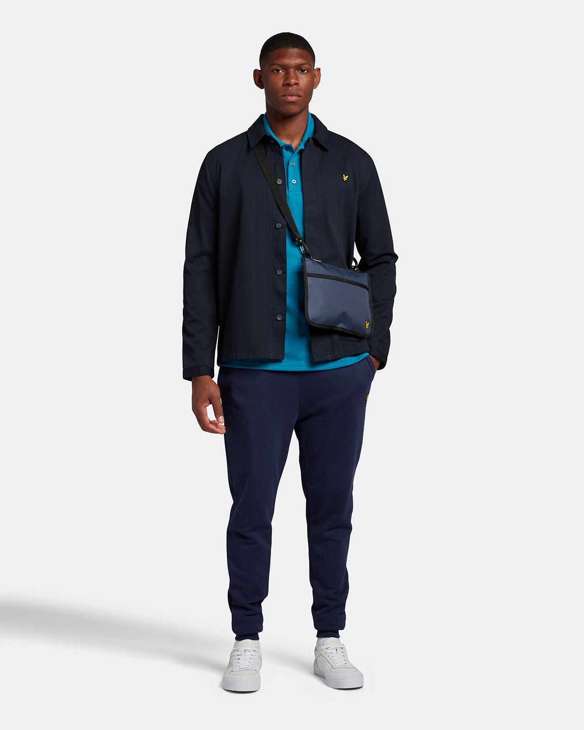 Chunky Slub Polo Shirt sold by Lyle & Scott product image thumbnail 2