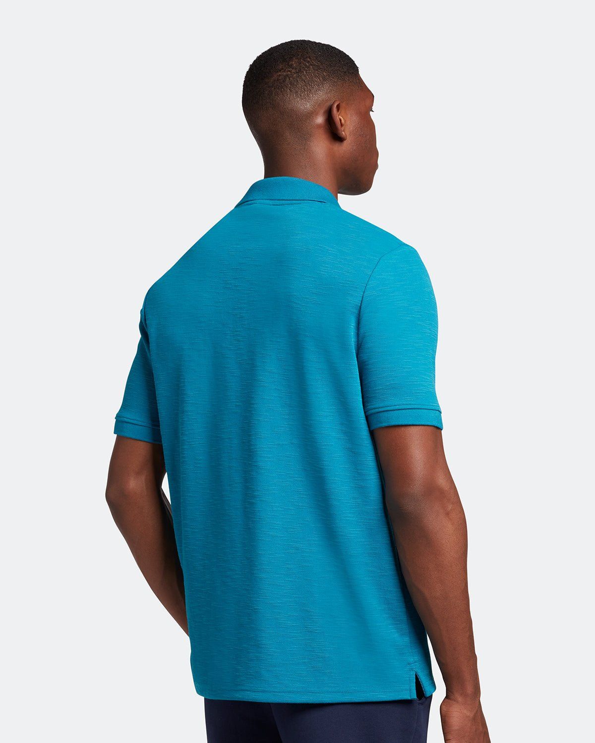 Chunky Slub Polo Shirt sold by Lyle & Scott product image thumbnail 3