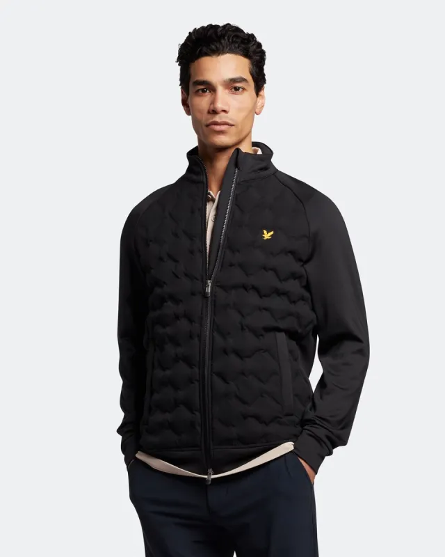 Check Quilt Back Fleece Jacket sold by Lyle & Scott