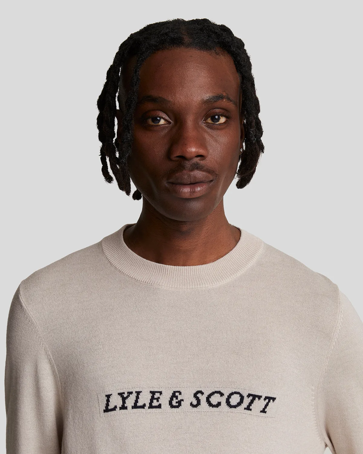 Script Jacquard Jumper sold by Lyle & Scott product image thumbnail 4