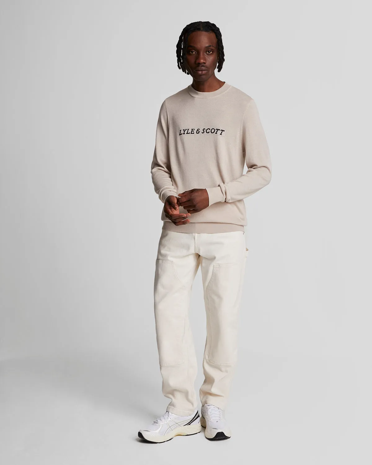 Script Jacquard Jumper sold by Lyle & Scott product image thumbnail 2