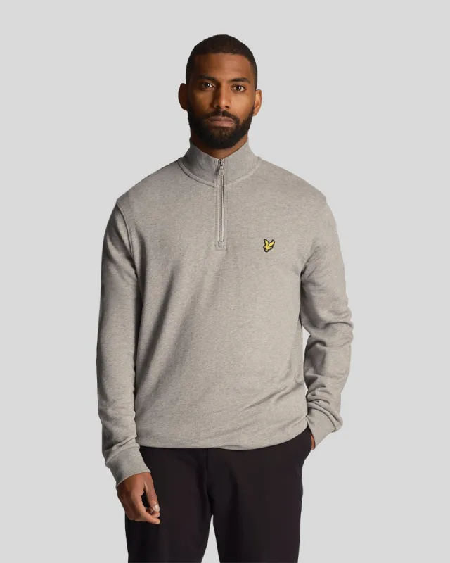 Loopback 1/4 Zip Sweatshirt sold by Lyle & Scott