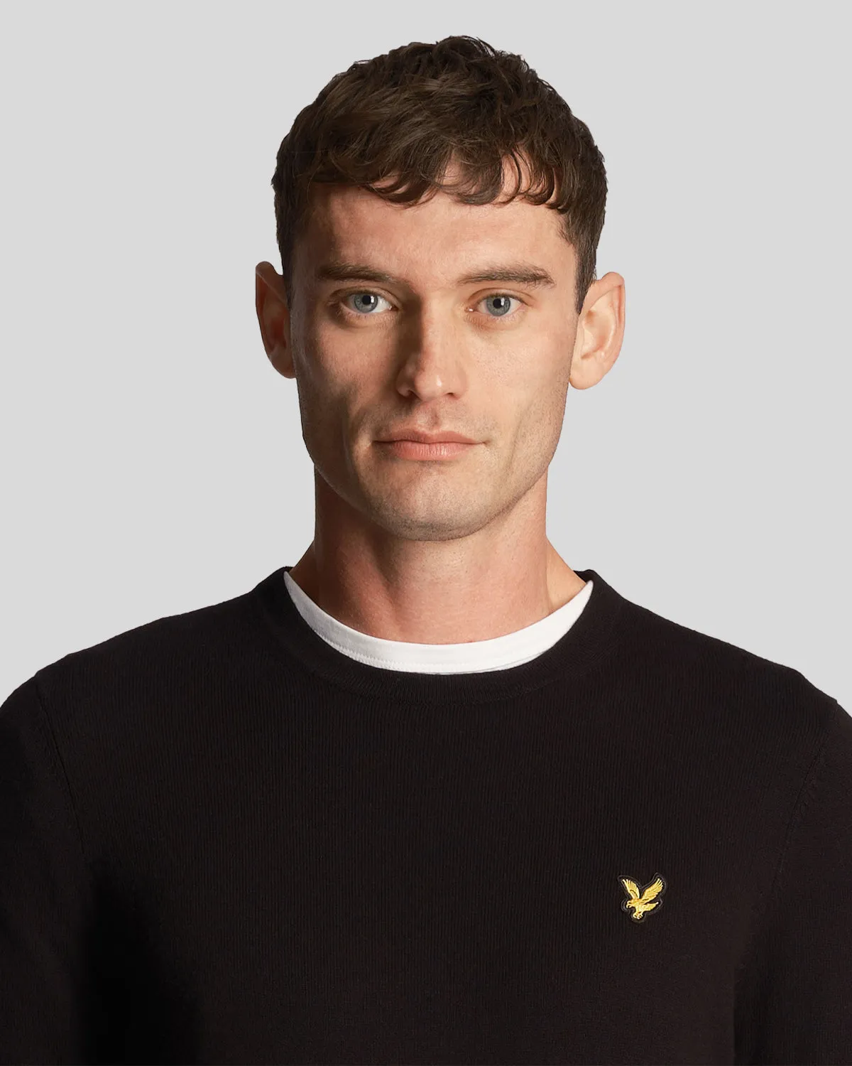 Cotton Merino Crew Neck Jumper sold by Lyle & Scott product image thumbnail 4