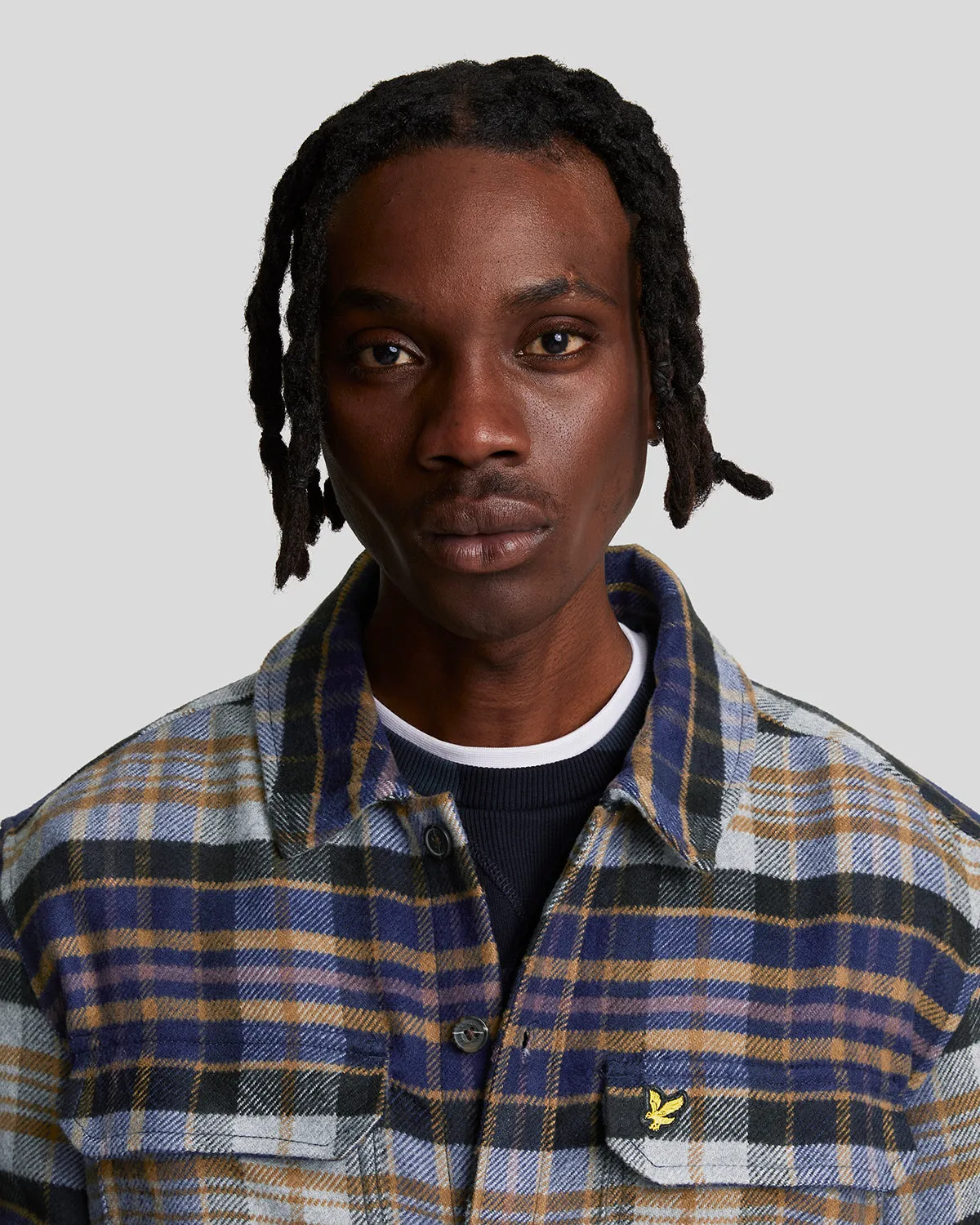 Check Flannel Overshirt sold by Lyle & Scott product image thumbnail 4