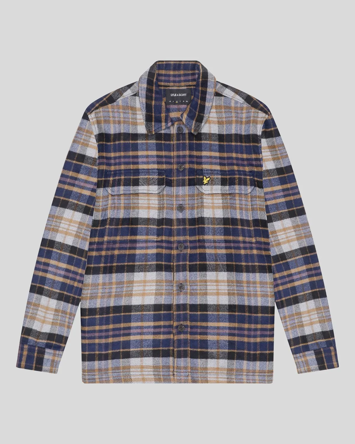 Check Flannel Overshirt sold by Lyle & Scott product image thumbnail 5