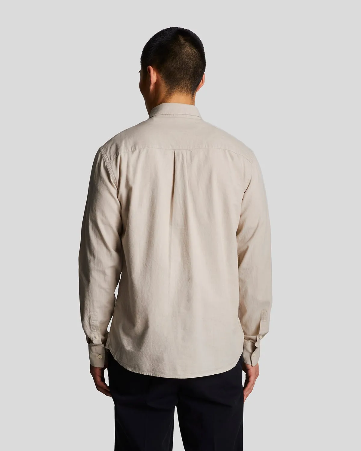 Cotton Linen Button Down Shirt sold by Lyle & Scott product image thumbnail 3