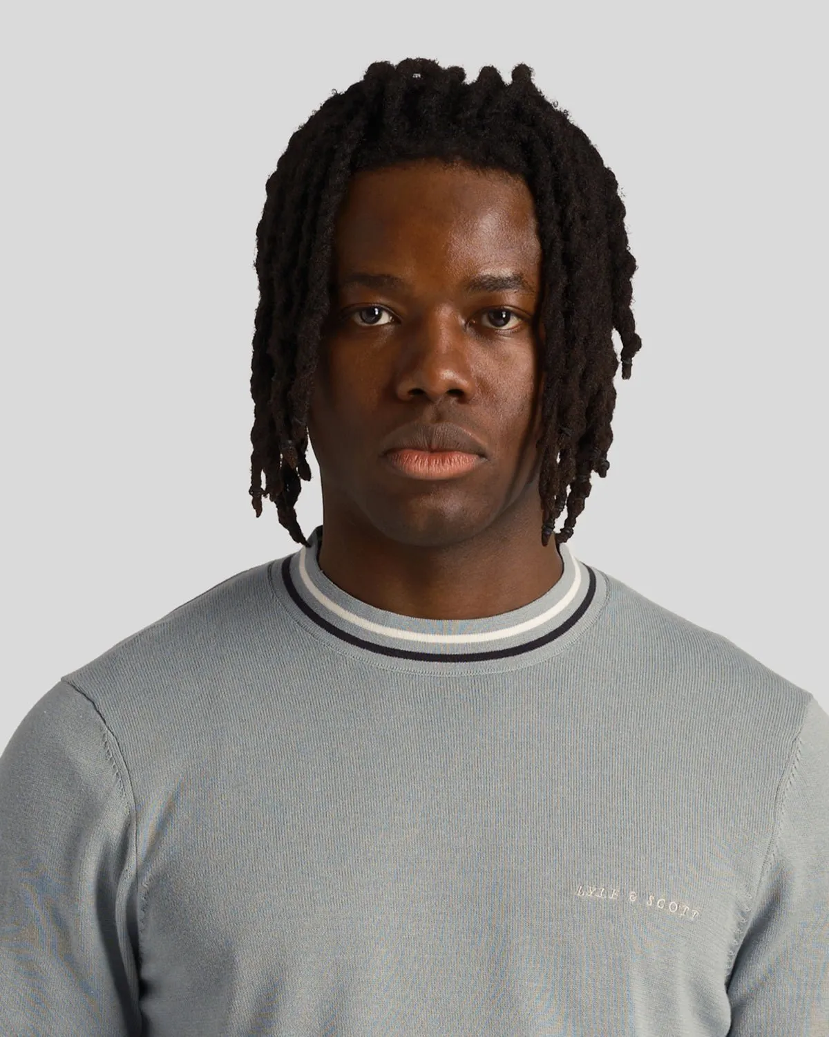 Tipped Crew Neck Jumper sold by Lyle & Scott product image thumbnail 4