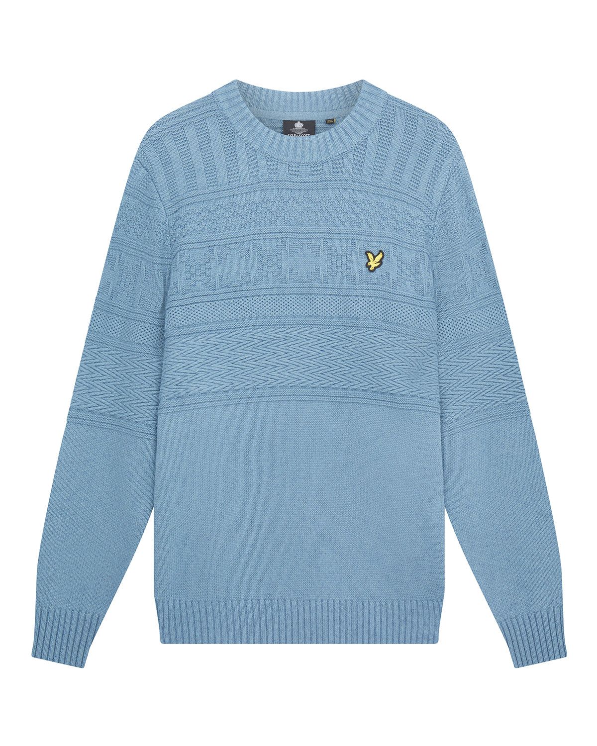 Guernsey Crew Neck Jumper sold by Lyle & Scott product image thumbnail 5