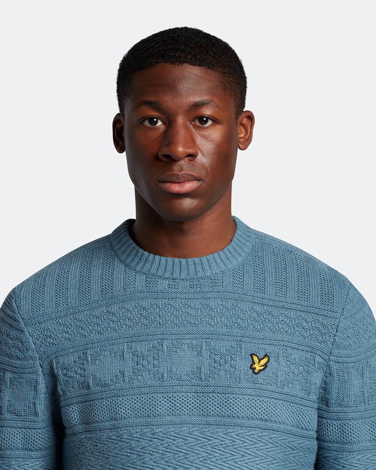 Guernsey Crew Neck Jumper sold by Lyle & Scott product image thumbnail 4