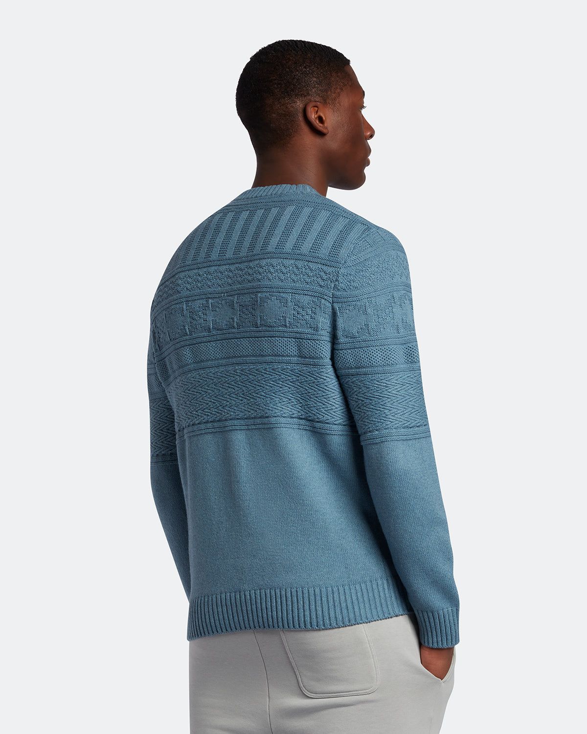 Guernsey Crew Neck Jumper sold by Lyle & Scott product image thumbnail 3