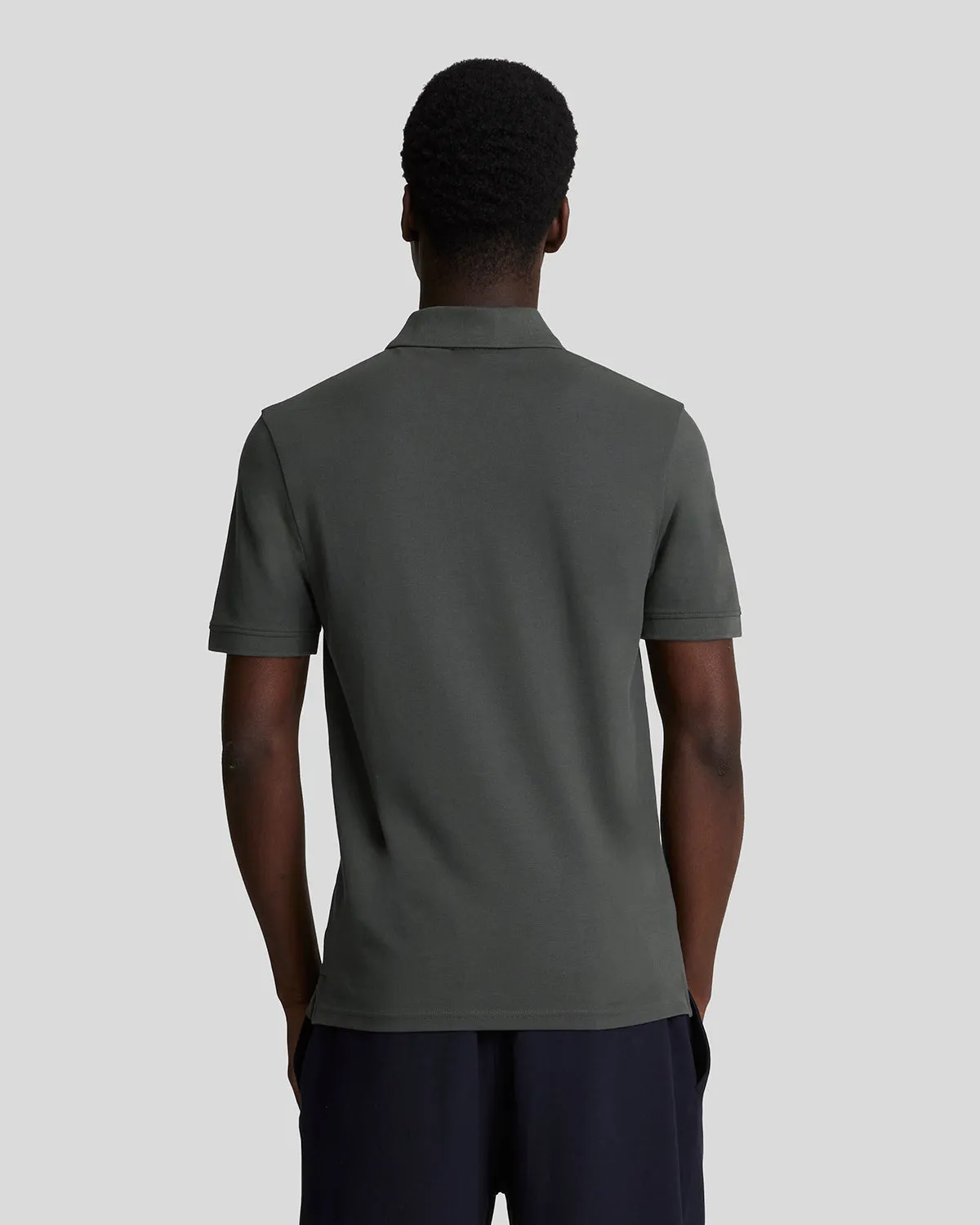 Tonal Eagle Polo Shirt sold by Lyle & Scott product image thumbnail 3
