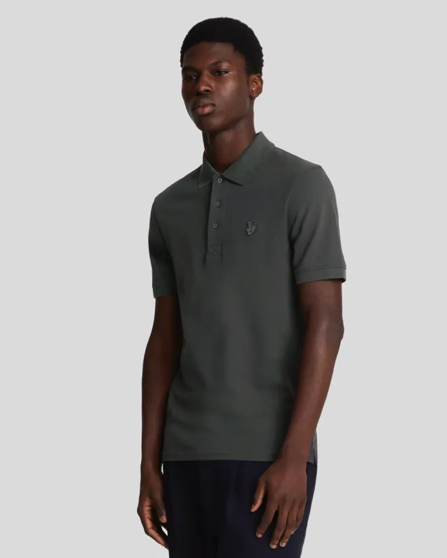 Tonal Eagle Polo Shirt sold by Lyle & Scott
