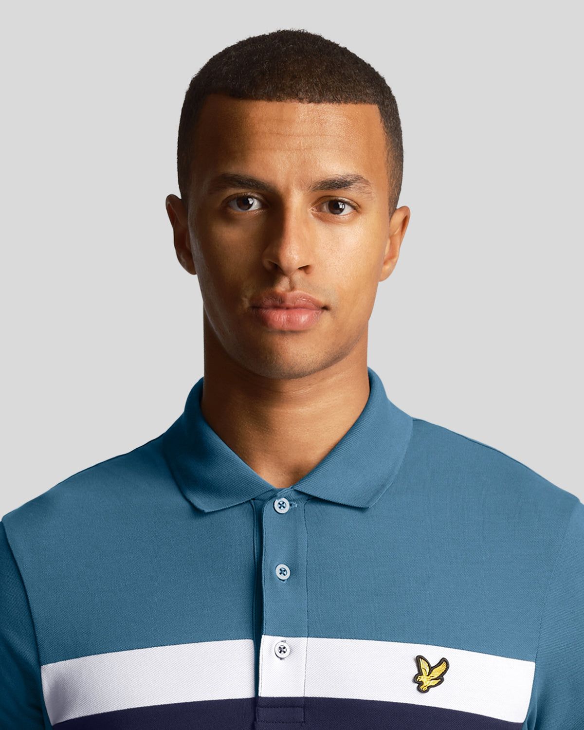 Sports Colour Block Polo Shirt sold by Lyle & Scott product image thumbnail 4