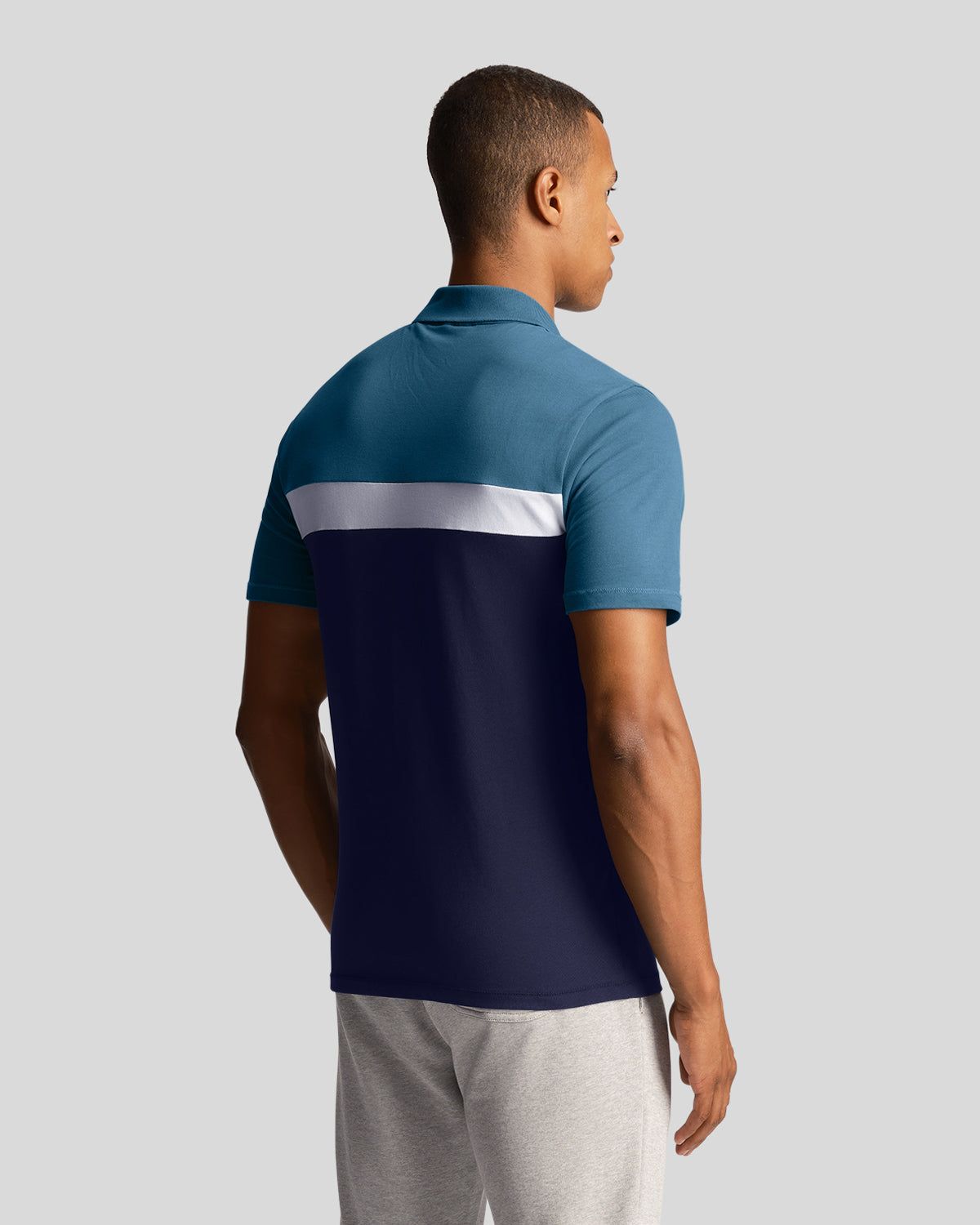 Sports Colour Block Polo Shirt sold by Lyle & Scott product image thumbnail 3