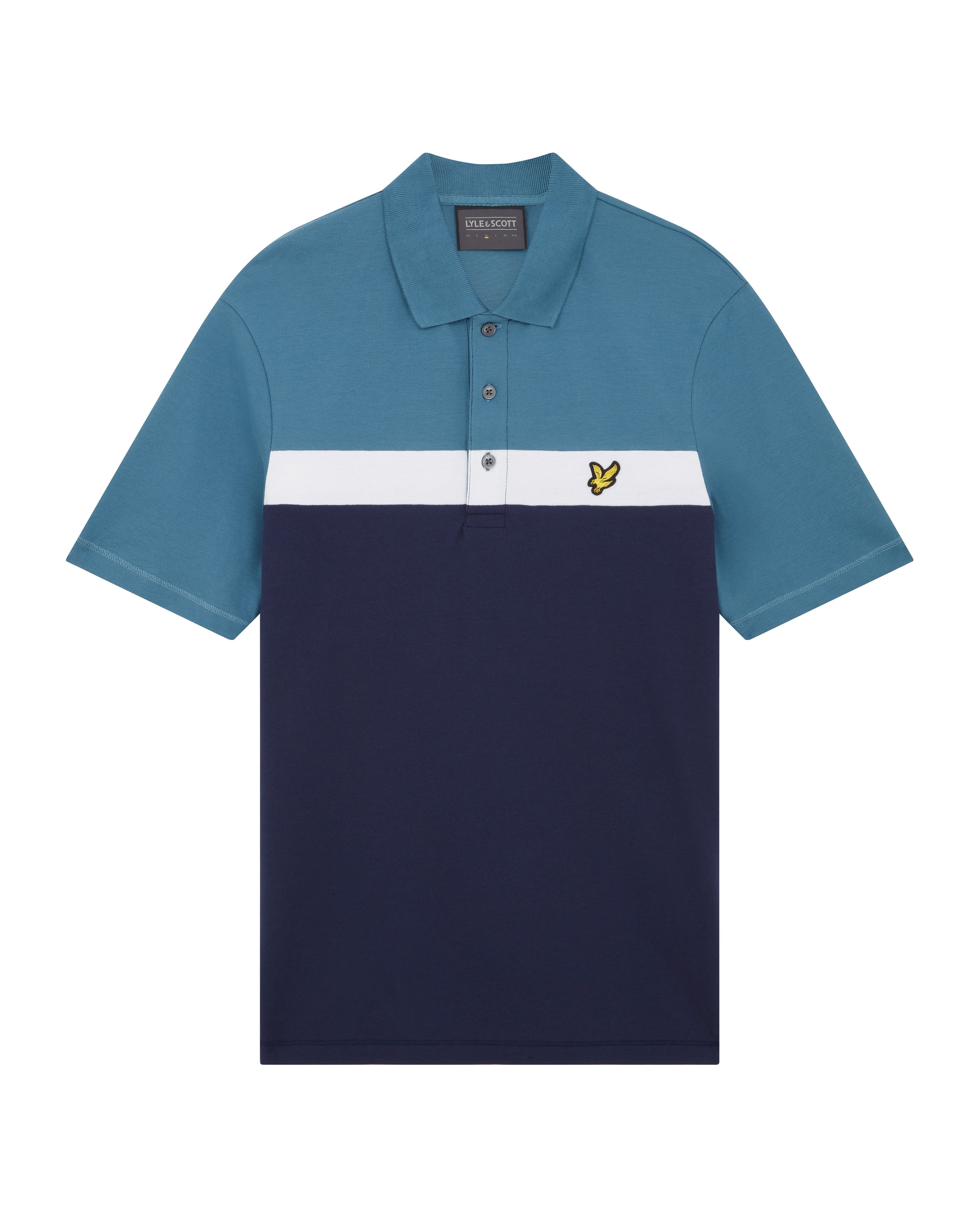 Sports Colour Block Polo Shirt sold by Lyle & Scott product image thumbnail 5