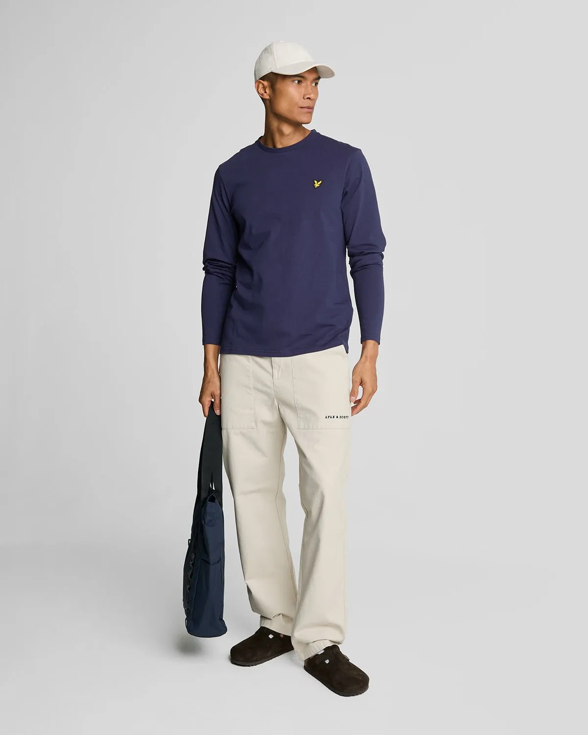 Long Sleeve Cotton T-Shirt sold by Lyle & Scott product image thumbnail 2