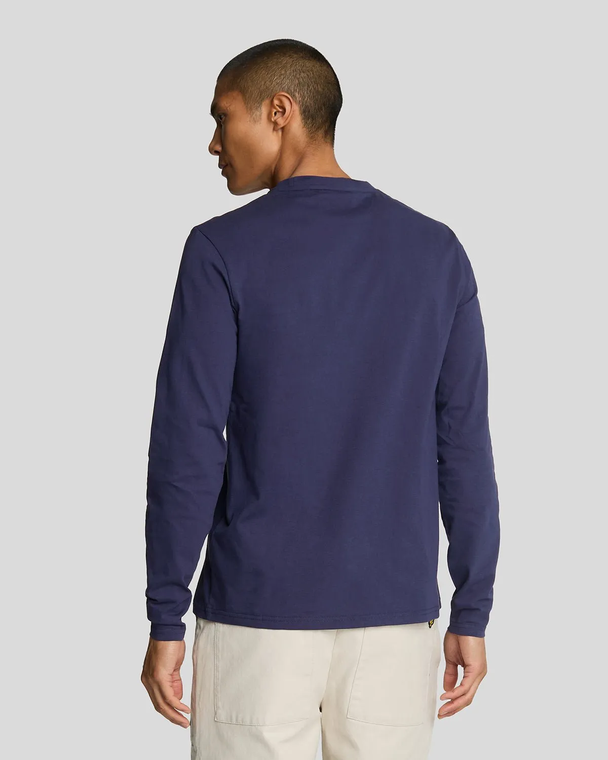 Long Sleeve Cotton T-Shirt sold by Lyle & Scott product image thumbnail 3