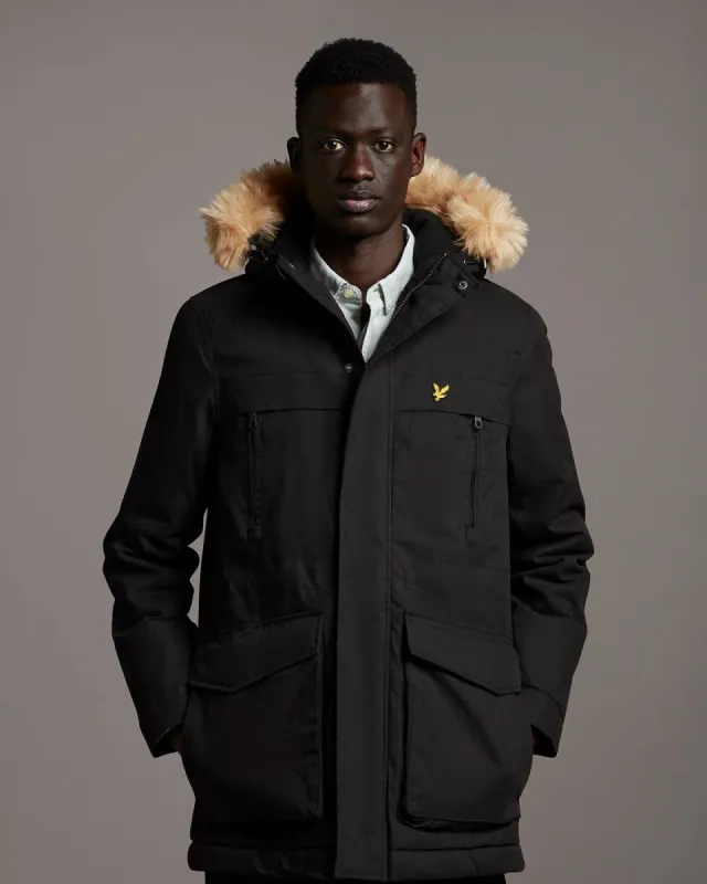 Winter Weight Micro Fleece Lined Parka sold by Lyle & Scott