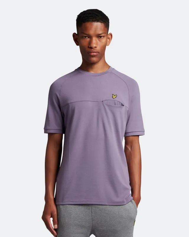 Half Raglan Pocket T-Shirt sold by Lyle & Scott