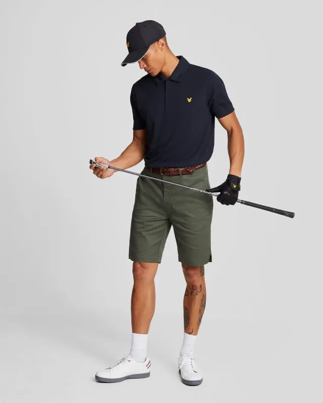 Golf Stretch Chino Shorts made by Lyle & Scott