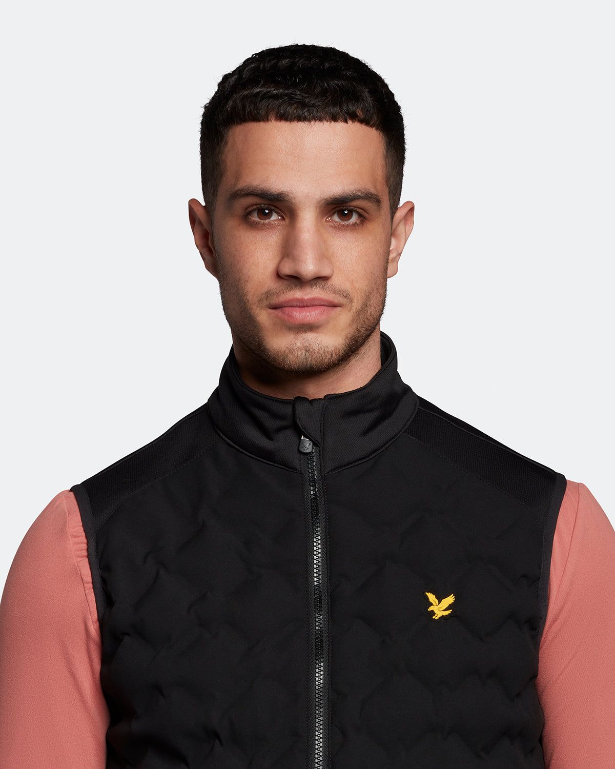 Check Quilt Back Fleece Gilet sold by Lyle & Scott product image thumbnail 4